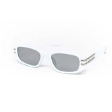 12 Pack: Future Retro Flat Chunky Gold Accent Wholesale Sunglasses
