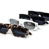 12 Pack: Future Retro Flat Chunky Gold Accent Wholesale Sunglasses