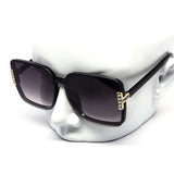 12 Pack: Oversized Posh Rimless T Rhinestone Gradient Wholesale Sunglasses