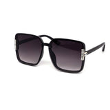 12 Pack: Oversized Posh Rimless T Rhinestone Gradient Wholesale Sunglasses