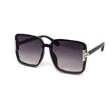 12 Pack: Oversized Posh Rimless T Rhinestone Gradient Wholesale Sunglasses