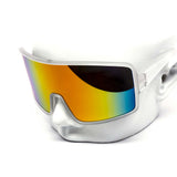 12 Pack: Full frame Oversized Sports Shield Mirror Wholesale Sunglasses