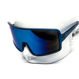 12 Pack: Full frame Oversized Sports Shield Mirror Wholesale Sunglasses