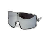 12 Pack: Full frame Oversized Sports Shield Mirror Wholesale Sunglasses