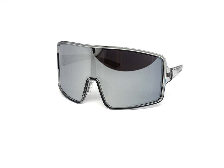 12 Pack: Full frame Oversized Sports Shield Mirror Wholesale Sunglasses