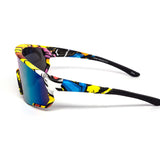 12 Pack: Anime Sports Shield Burnt Mirror Wholesale Sunglasses