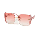 12 Pack: Rhinestone Side Speckle Blade Gradient Wholesale Sunglasses