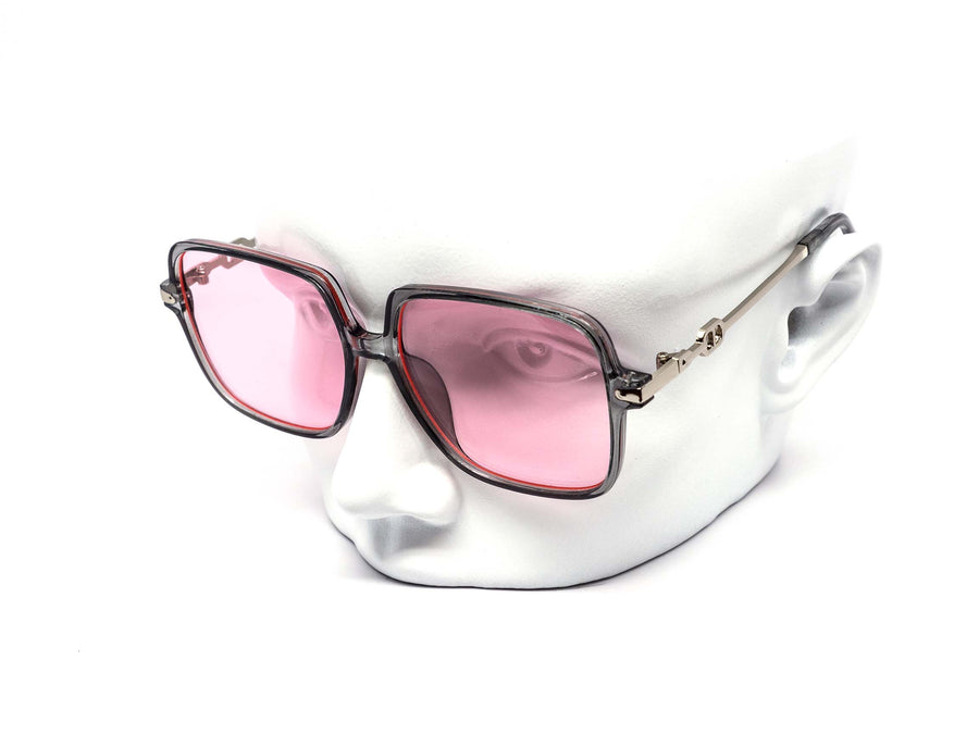 12 Pack: Minimal Oversized Square Infinity Crest Wholesale Sunglasses