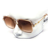 12 Pack: Minimal Oversized Square Infinity Crest Wholesale Sunglasses