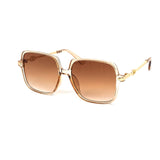 12 Pack: Minimal Oversized Square Infinity Crest Wholesale Sunglasses
