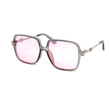 12 Pack: Minimal Oversized Square Infinity Crest Wholesale Sunglasses