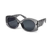 12 Pack: Trendy Oversized Oval Chunky Fashion Wholesale Sunglasses