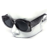 12 Pack: Trendy Oversized Oval Chunky Fashion Wholesale Sunglasses