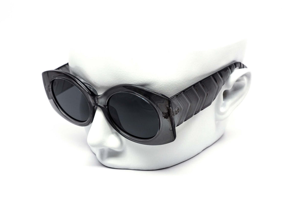 12 Pack: Trendy Oversized Oval Chunky Fashion Wholesale Sunglasses