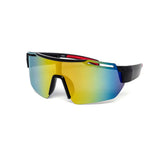 12 Pack: Modern Sports Shield Performance Burnt Mirror Wholesale Sunglasses