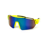 12 Pack: Modern Sports Shield Performance Burnt Mirror Wholesale Sunglasses