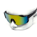 12 Pack: Future Sports Shield Performance Burnt Mirror Wholesale Sunglasses