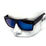 12 Pack: Retro Addict Oversized Chunky Flat Mirror Wholesale Sunglasses