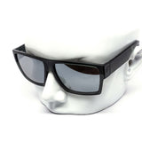 12 Pack: Retro Addict Oversized Chunky Flat Mirror Wholesale Sunglasses