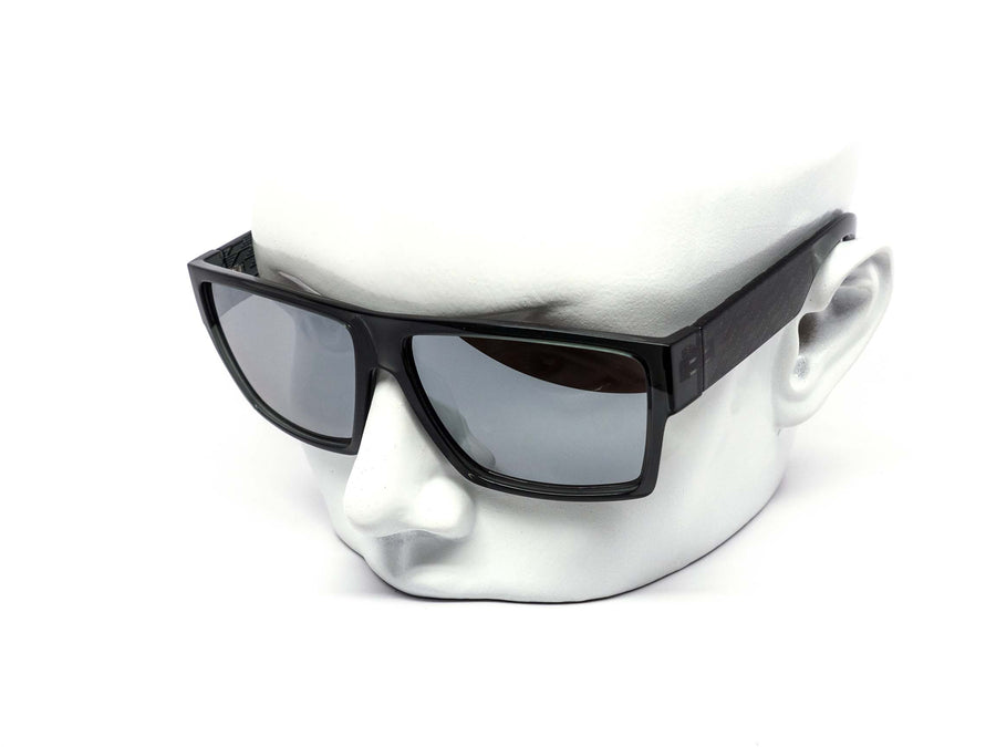 12 Pack: Addict Oversized Chunky Flat Mirror Wholesale Sunglasses