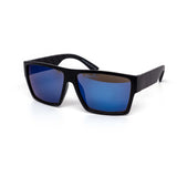 12 Pack: Retro Addict Oversized Chunky Flat Mirror Wholesale Sunglasses