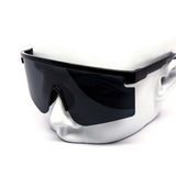 12 Pack: Oversized Sport Splatter Burnt Mirror Wholesale Sunglasses