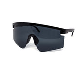 12 Pack: Oversized Sport Splatter Burnt Mirror Wholesale Sunglasses