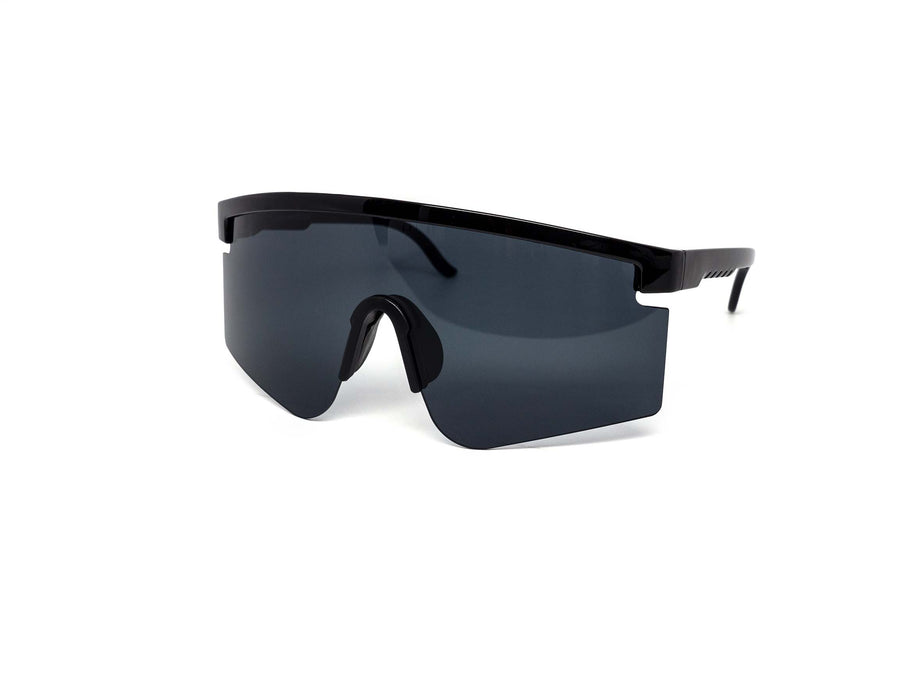 12 Pack: Oversized Sport Splatter Burnt Mirror Wholesale Sunglasses