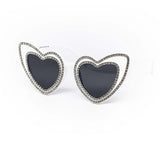 12 Pack: Twice Rhinestone Heart Wholesale Sunglasses
