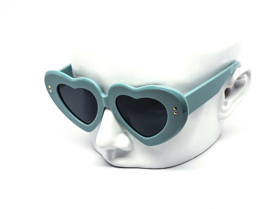 12 Pack: Marshmallow Pastel Heart Fashion Wholesale Sunglasses