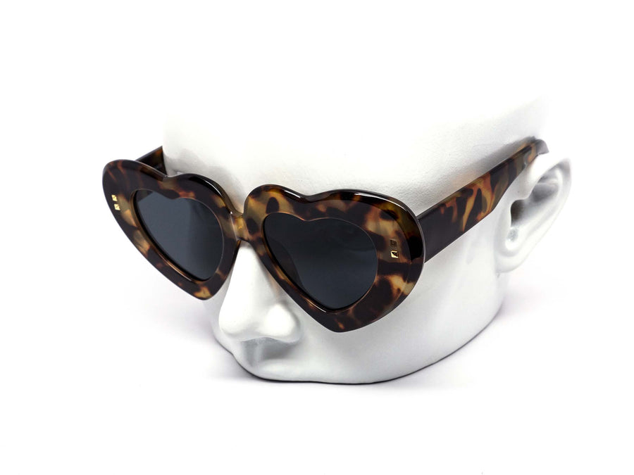12 Pack: Marshmallow Pastel Heart Fashion Wholesale Sunglasses