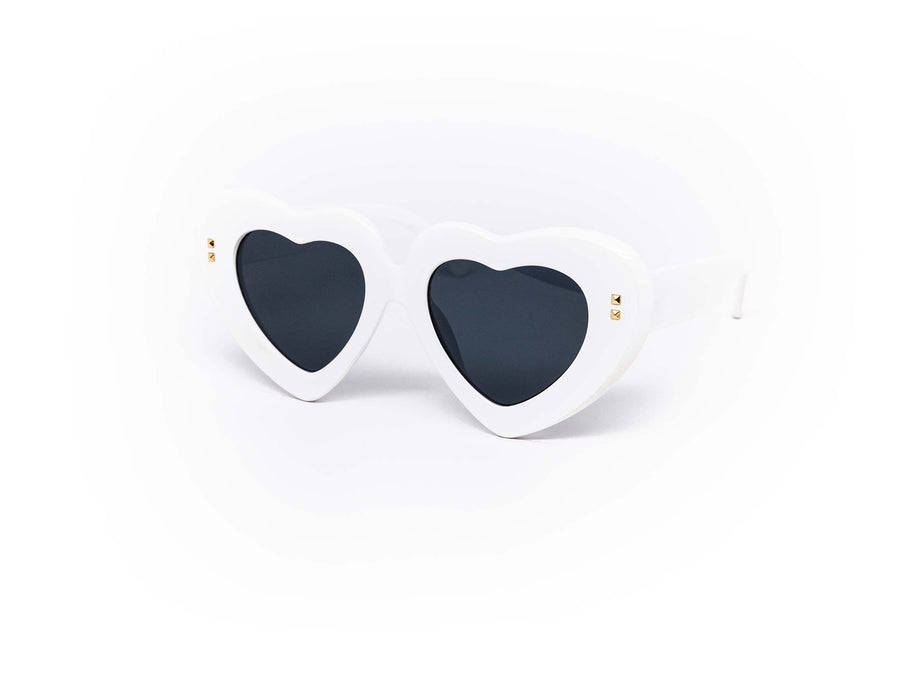 12 Pack: Marshmallow Pastel Heart Fashion Wholesale Sunglasses
