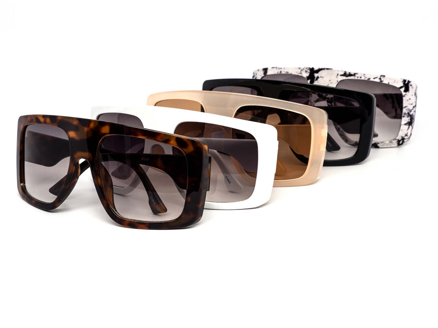 12 Pack: Oversized Chunky Cartella Gradient Wholesale Sunglasses