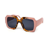 12 Pack: Lexy Oversized Chunky Two-tone Frame Wholesale Sunglasses