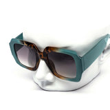 12 Pack: Lexy Oversized Chunky Two-tone Frame Wholesale Sunglasses