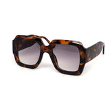 12 Pack: Lexy Oversized Chunky Two-tone Frame Wholesale Sunglasses