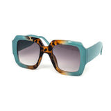 12 Pack: Lexy Oversized Chunky Two-tone Frame Wholesale Sunglasses