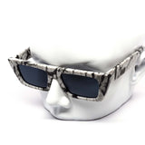 12 Pack: Plain Jane Super Retro Flat Chunky Wholesale Sunglasses