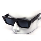 12 Pack: Plain Jane Super Retro Flat Chunky Wholesale Sunglasses