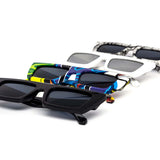 12 Pack: Plain Jane Super Retro Flat Chunky Wholesale Sunglasses
