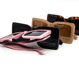 12 Pack: Square Fair Oversized Chunky Wholesale Sunglasses