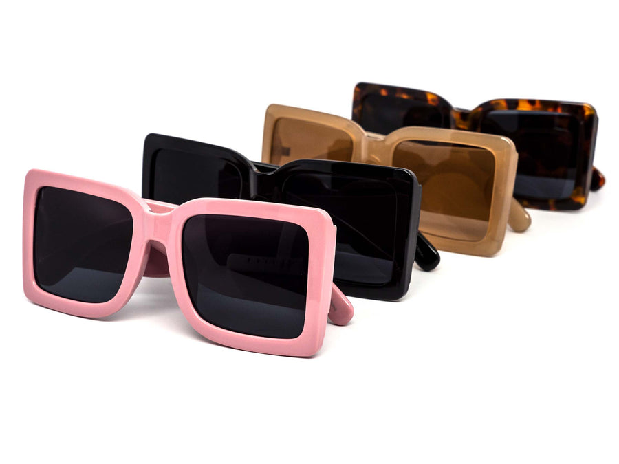 Oversized Squared Rectangle Wholesale Sunglasses