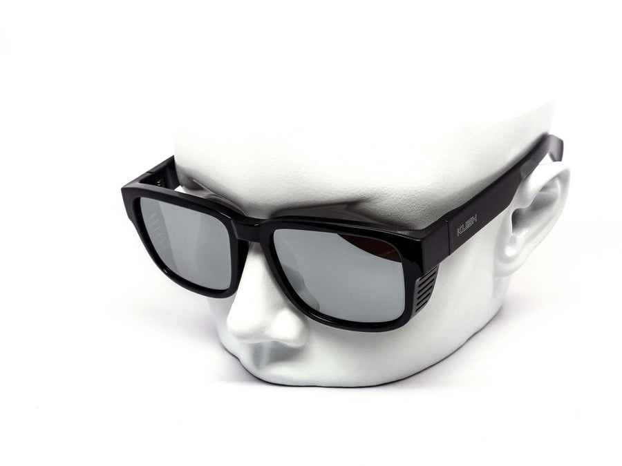 12 Pack: Kush Vented Blinker Square Mirror Aviator Wholesale Sunglasses