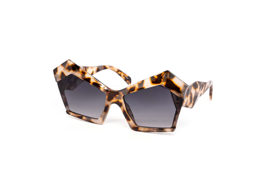 12 Pack: Unique Royale Grin Angular Edge Gradient Wholesale Sunglasses