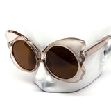 12 Pack: Oversized Butterfly Owl Wings Gradient Wholesale Sunglasses