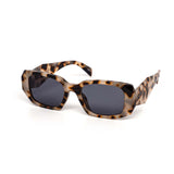 12 Pack: Trendy Chunky Prism Abstract Wholesale Sunglasses