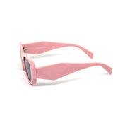 12 Pack: Trendy Chunky Prism Abstract Wholesale Sunglasses