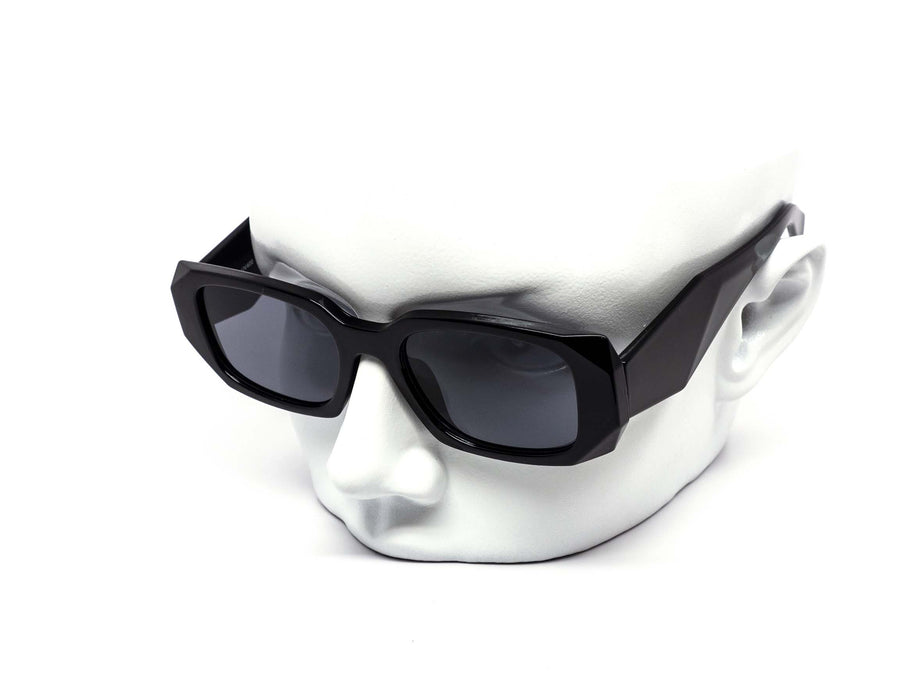 12 Pack: Trendy Chunky Prism Abstract Wholesale Sunglasses