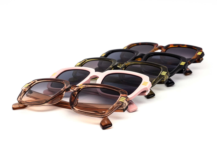 12 Pack: Mystique Triad Daily Fashion Wholesale Sunglasses