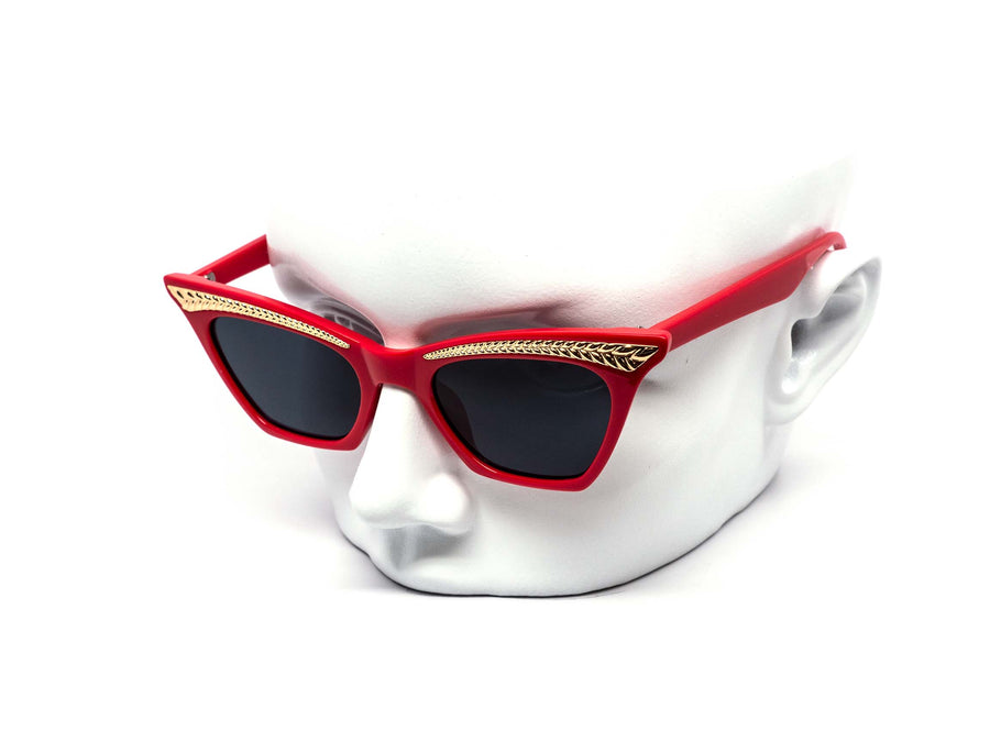 12 Pack: Modern Petite Gold Accent Cateye Wholesale Sunglasses
